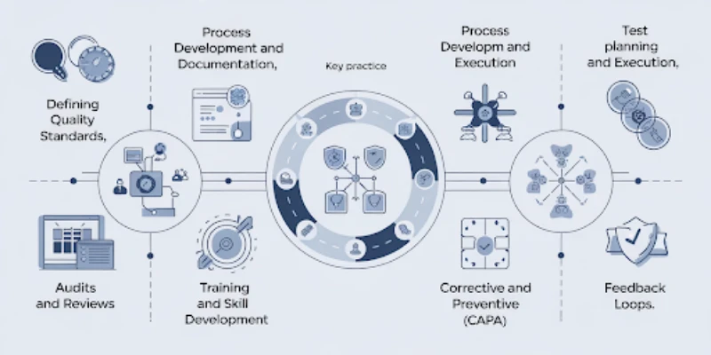 This image is about Examples of Quality Assurance